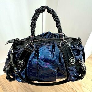 Gucci Python Galaxy Bag - Iridescent Blue/Purple